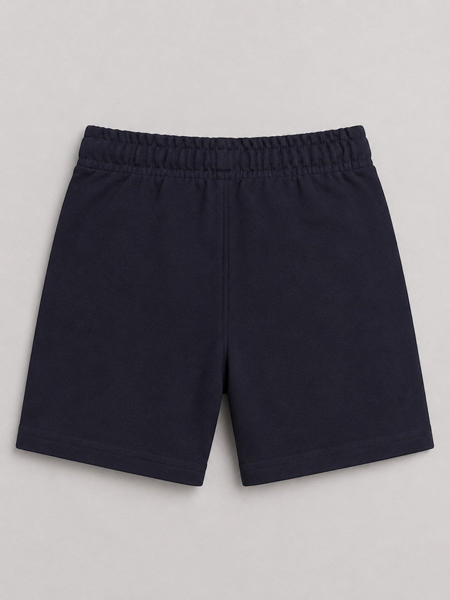 Kids Grey Cotton Jersey Shorts