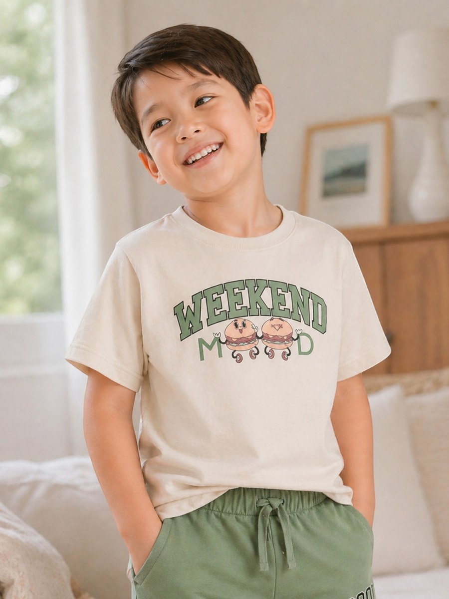 Boys Cotton Short Sleeve Pyjama Set