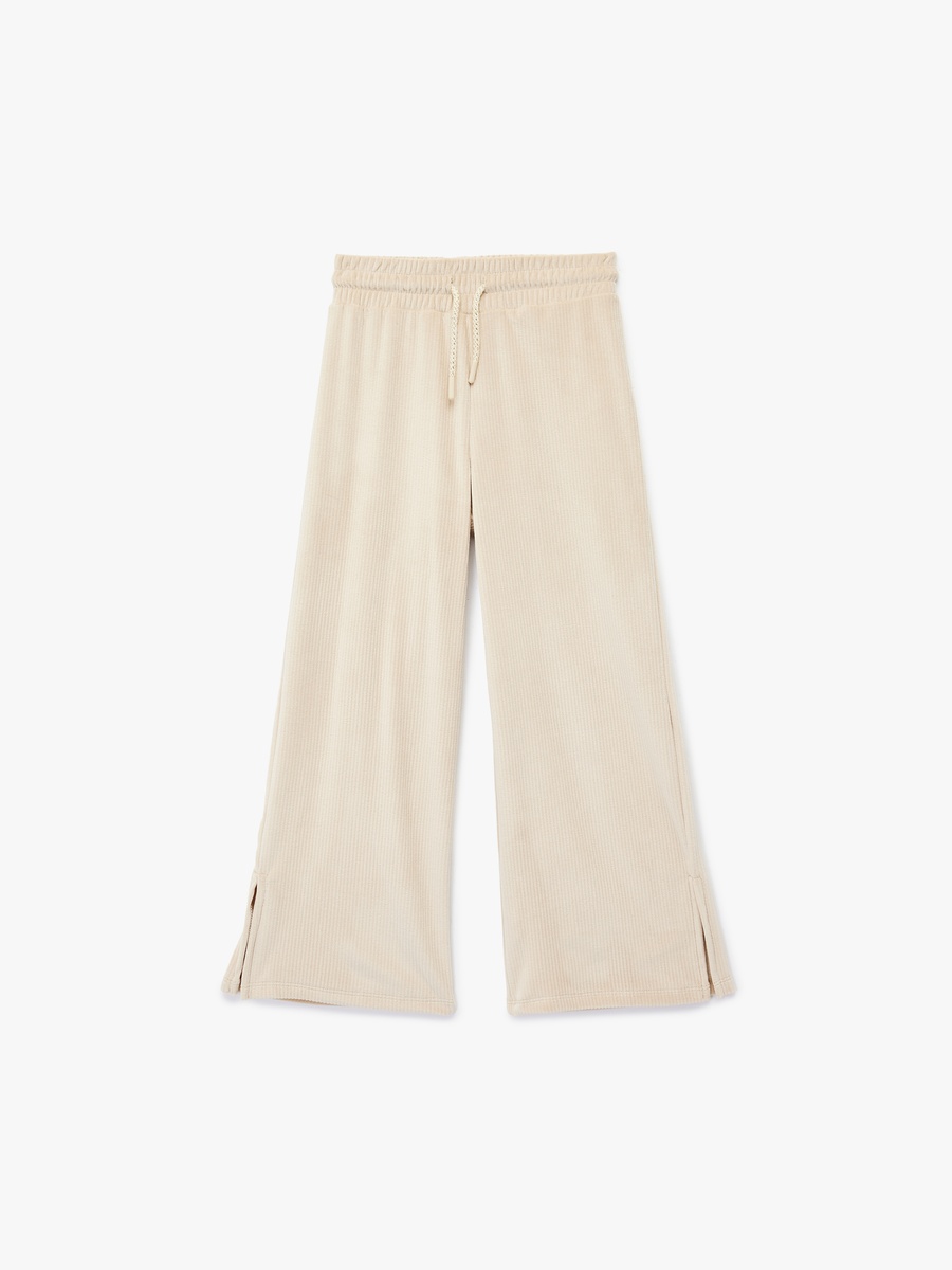 Plain Drawstring Waist Pants