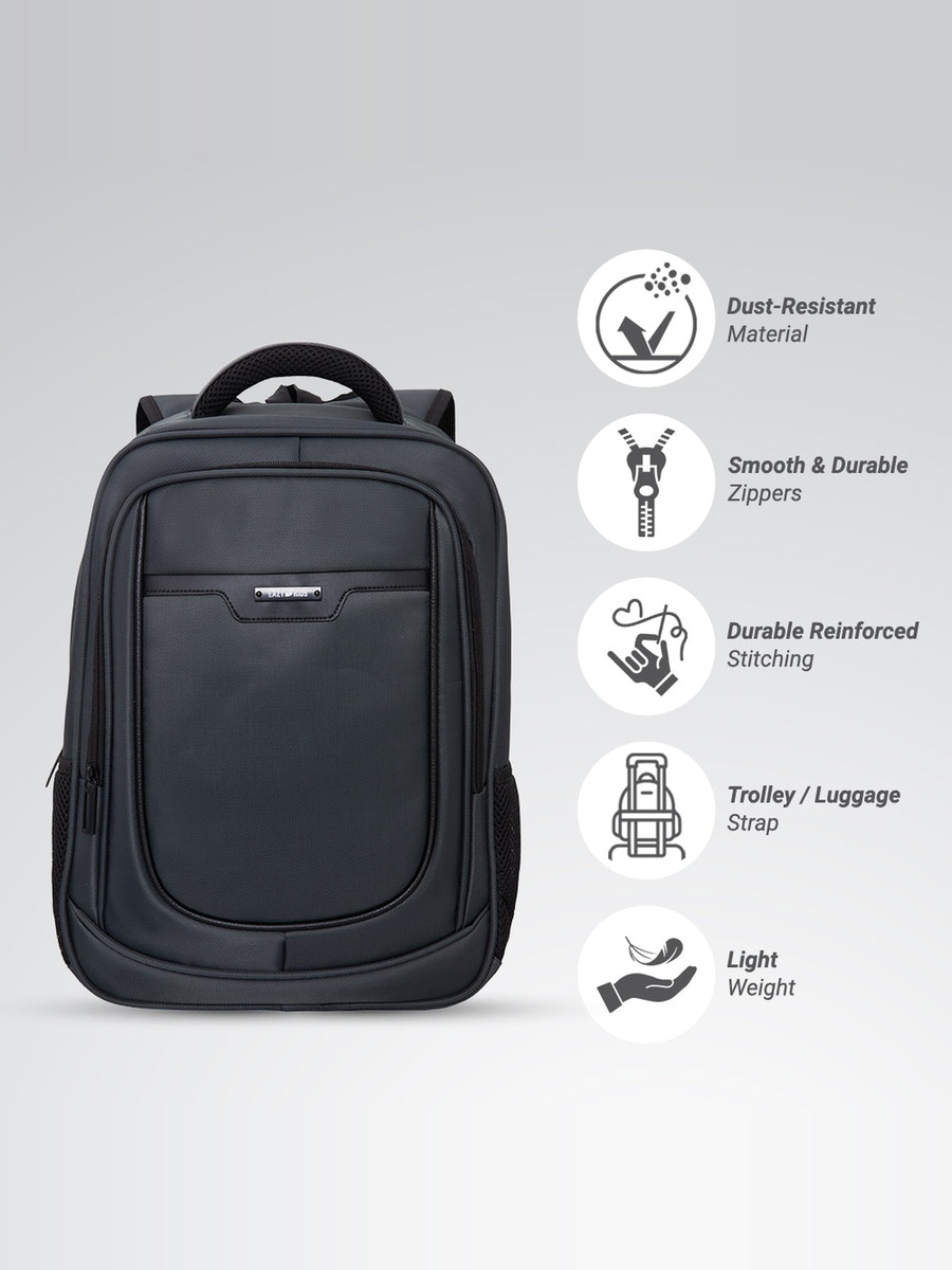 Laptop Sleeves Backpack with 710 ml SS Bottle - 16 Inch
