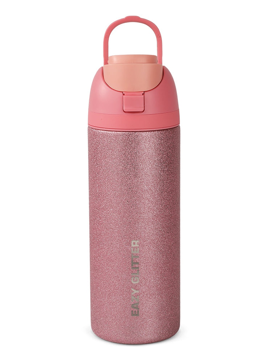 Girl Power School Bag and Pencil Bag with Lunch Bag and Glitter Stainless Steel Water Bottle