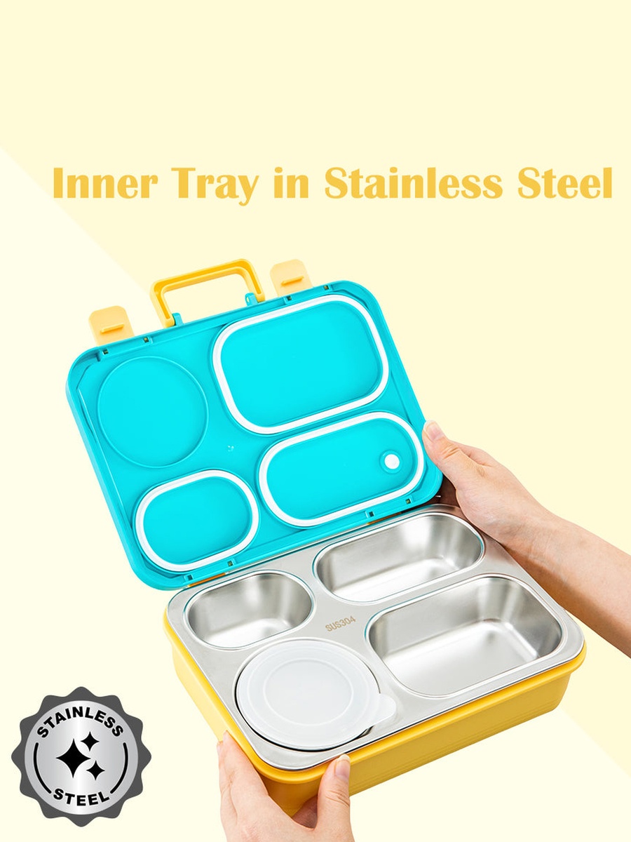 Stainless Steel Lunch Box with Food Container with Lid