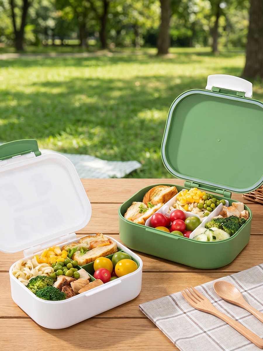 2-Piece BPA Free Leak Proof Bento Lunch Box Set