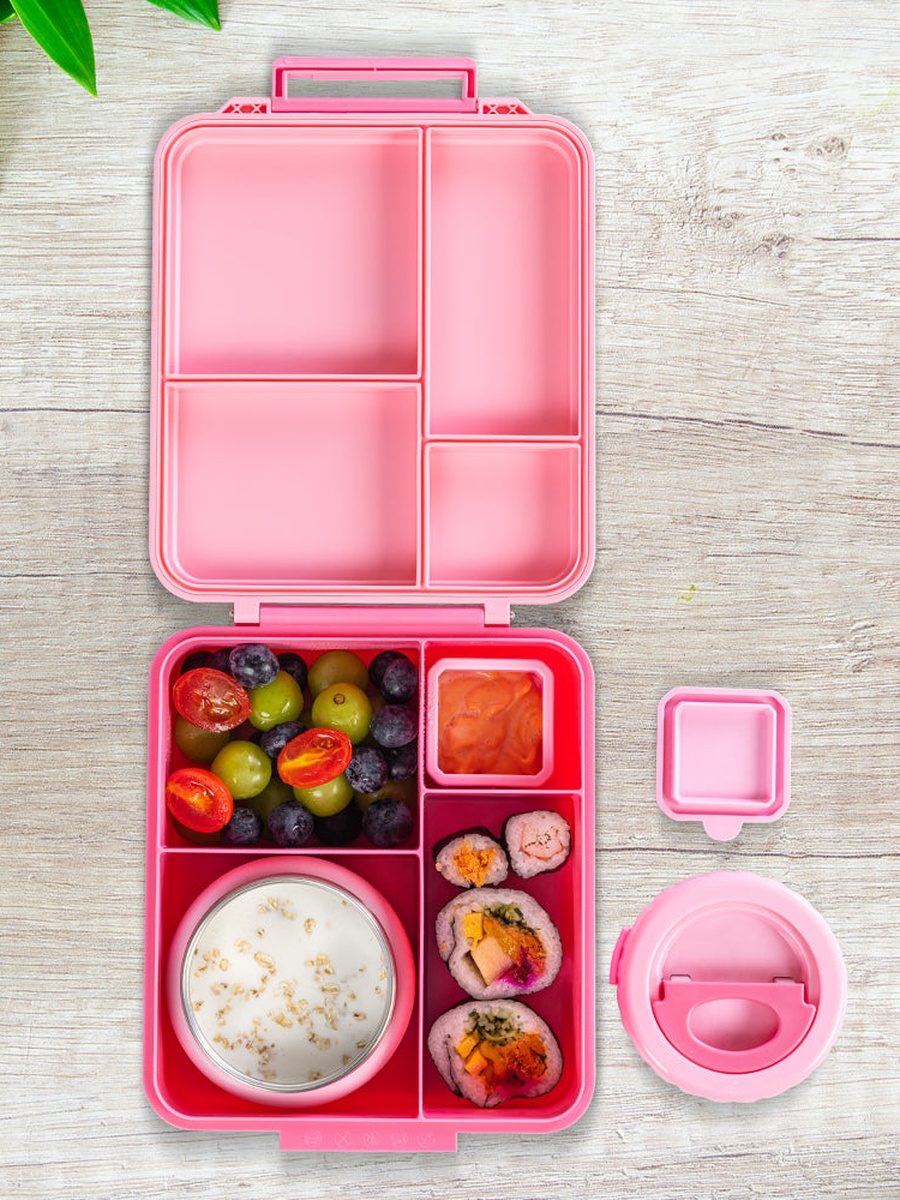 Jumbo Bento Lunch Box with Storage Jar and Tritan Water Bottle - 850 ml