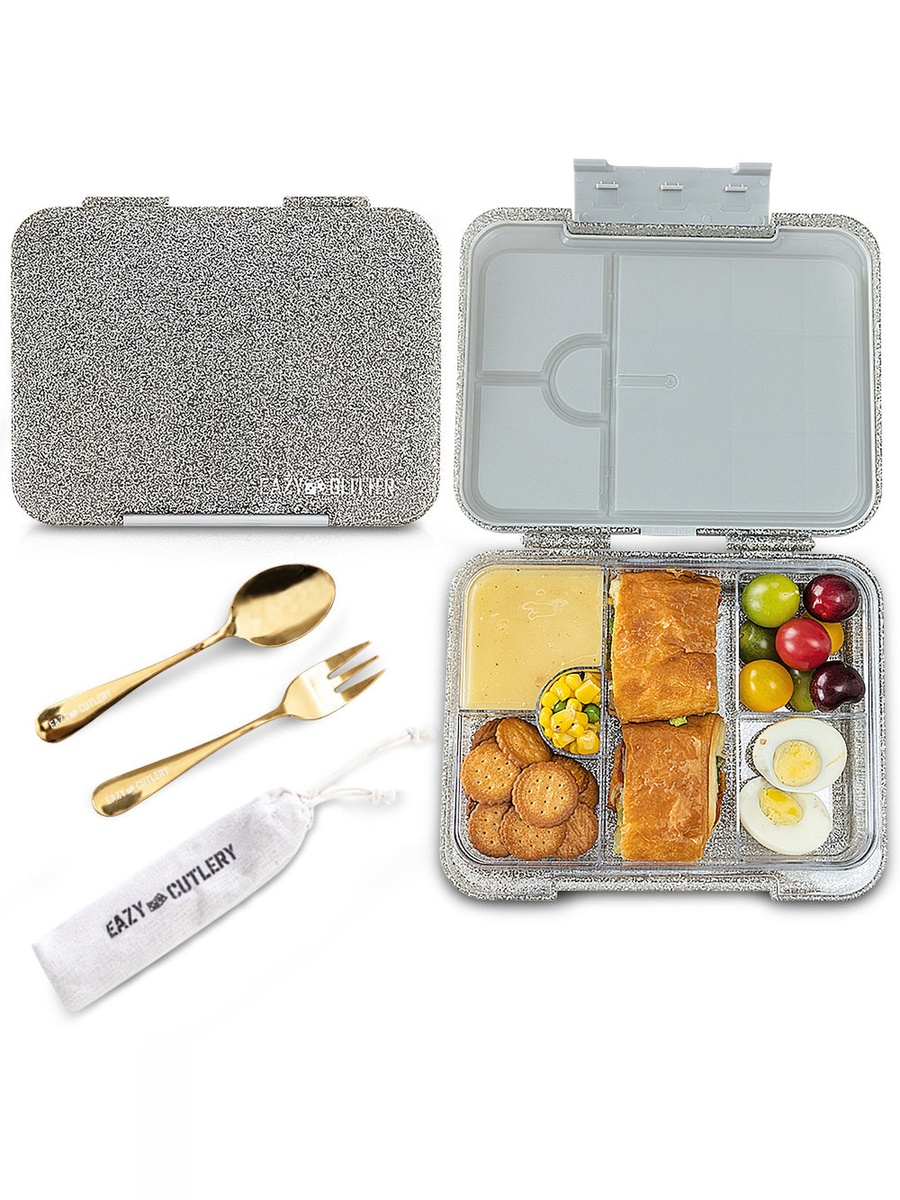 Convertible Bento Lunch Box with Tritan Water Bottle - 850 ml