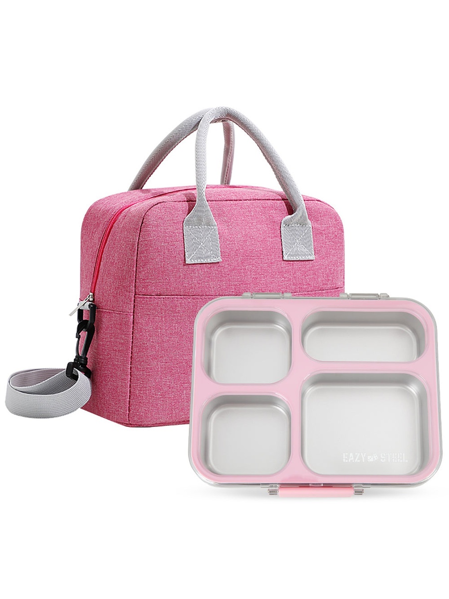 Stainless Steel Bento Lunch Box 945 ml with Insulated Lunch Bag