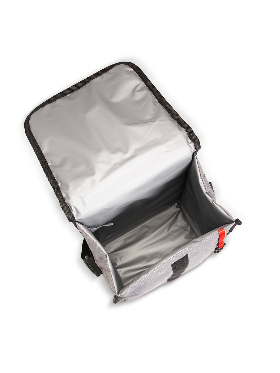 800ml Lunch Box with 500ml Water Bottle and Grey Lunch Bag - Black and Yellow