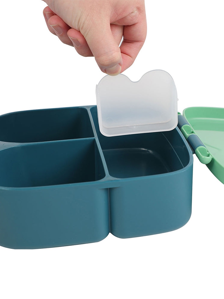 Bento Lunch Box with Handle - Green