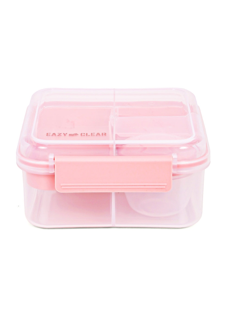 Convertible 1250ml Bento Lunch Box with 150ml Gravy Bowl - Pink