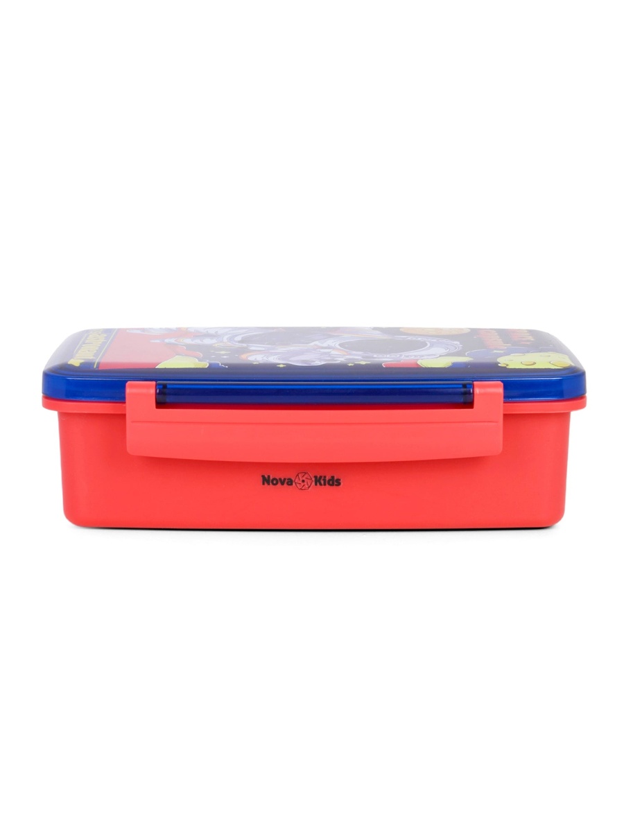 Kids Bento Lunch Box with Spoon and Fork - Astronaut Blue