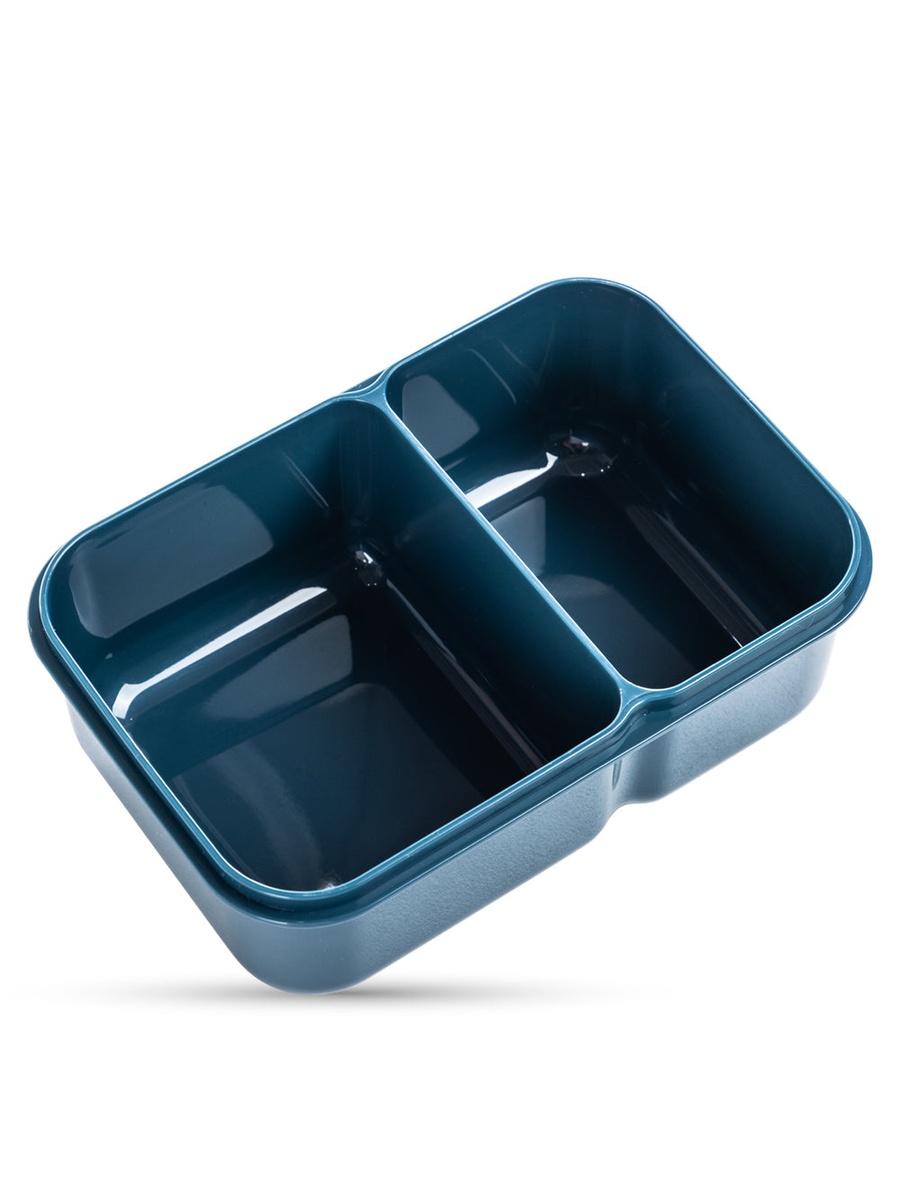 Kids 2-Compartment Bento Lunch Box - Astronaut Green