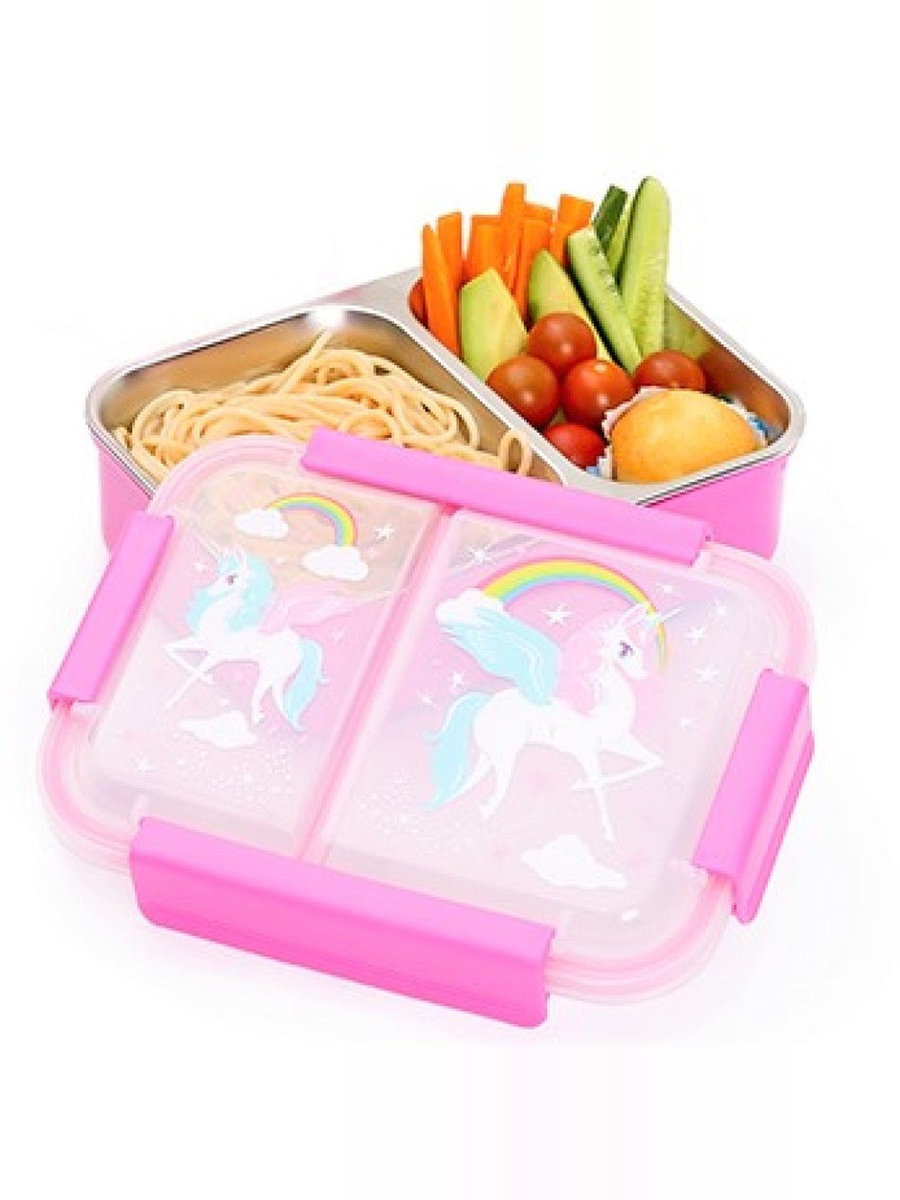 Steel Bento Insulated Lunch Box - Pink