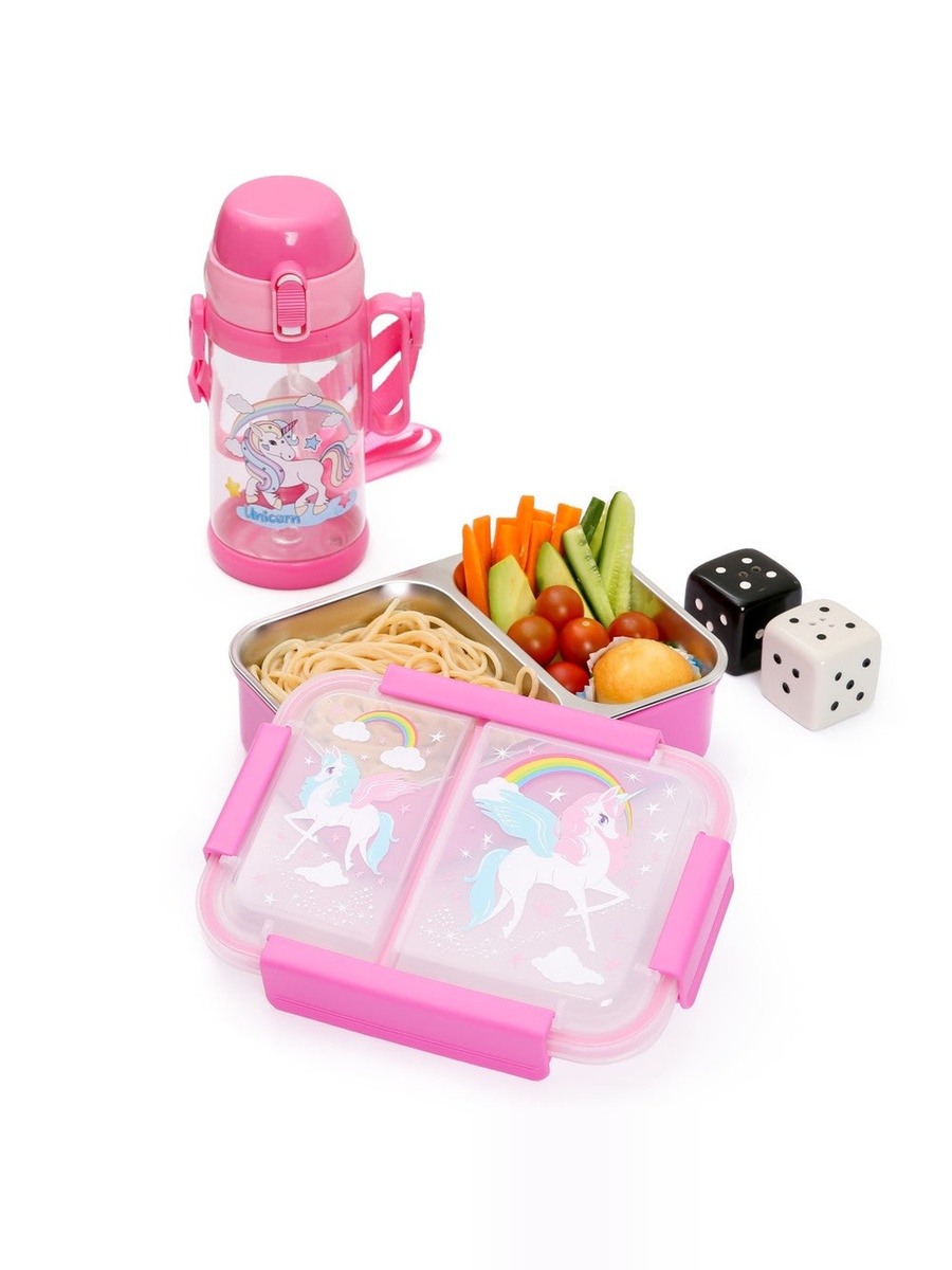 Steel Bento Insulated Lunch Box - Pink
