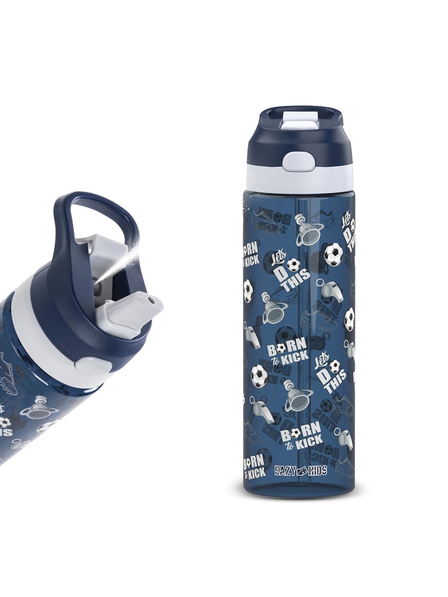 Football Tritan Water Bottle Spray 750ml - Blue