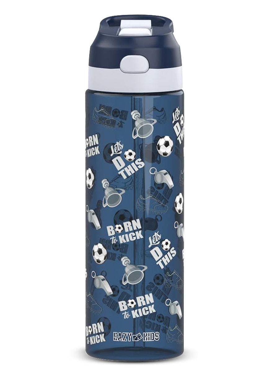 Football Tritan Water Bottle Spray 750ml - Blue