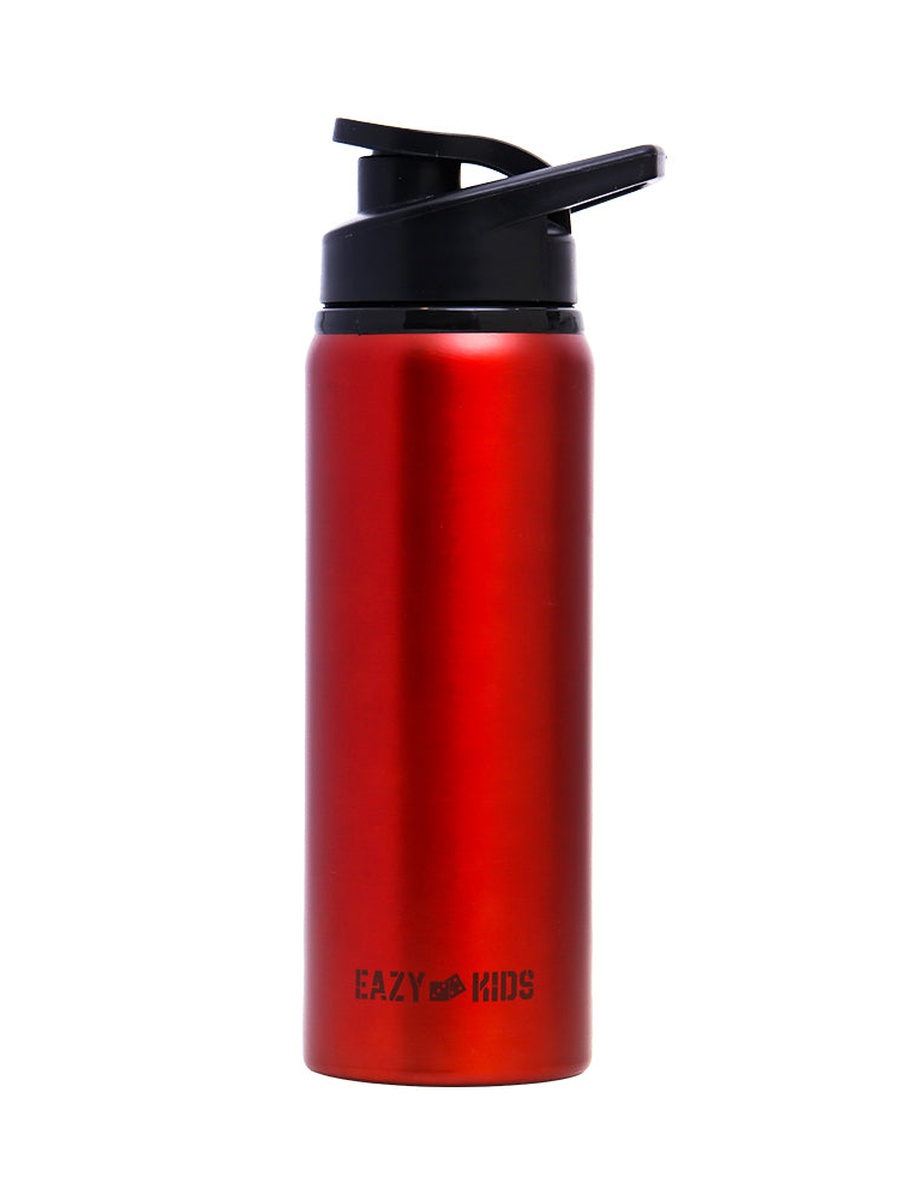 Stainless Steel Sports Water Bottle - Red, 700ml