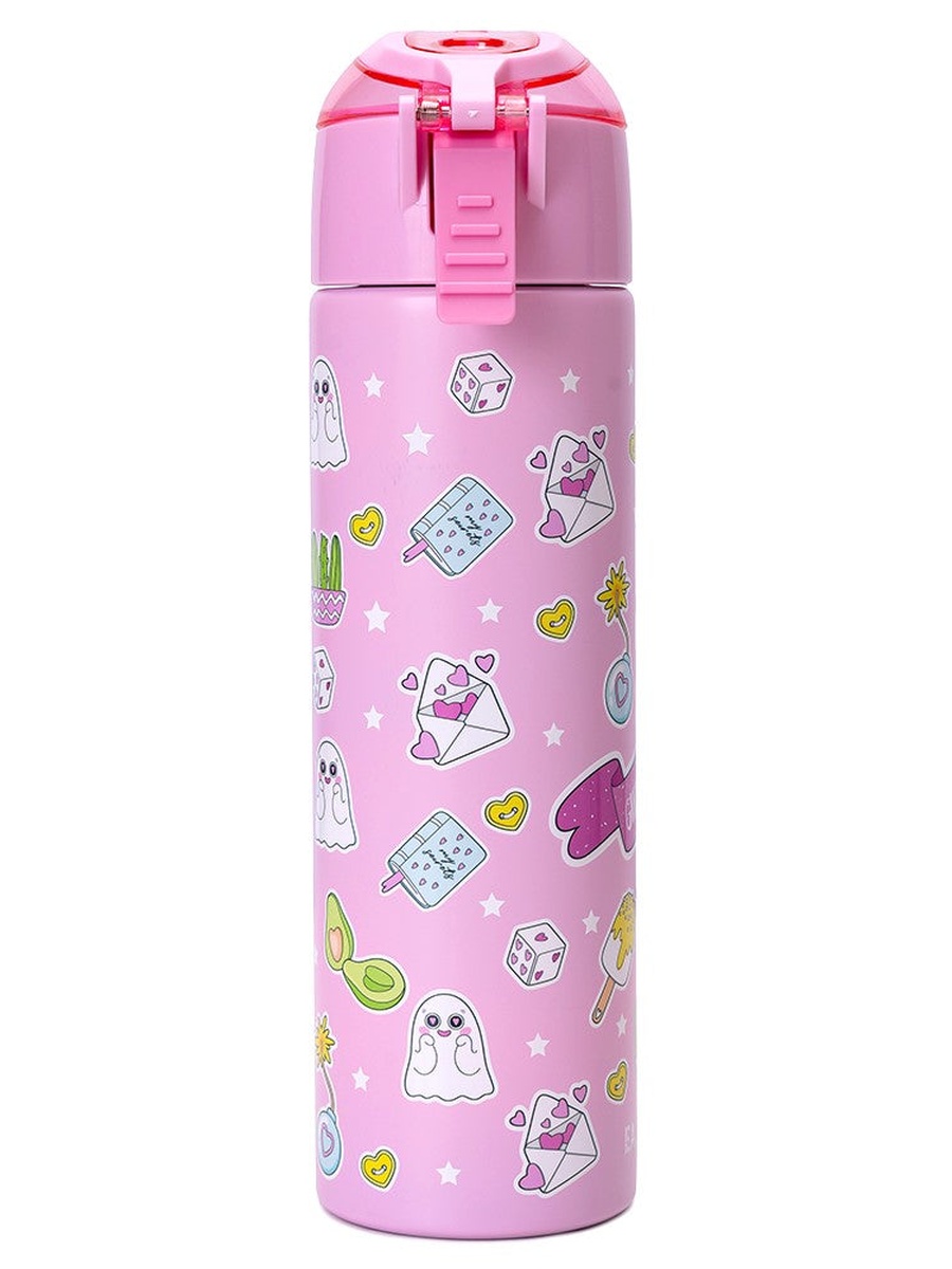 Insulated Steel Water Bottle Spray Pink - 640ml