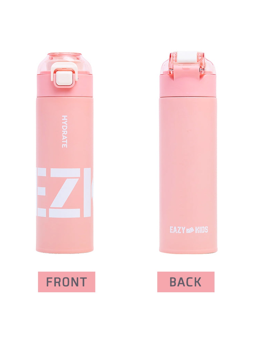 Insulated Travel Water Bottle - Pink, 550ml