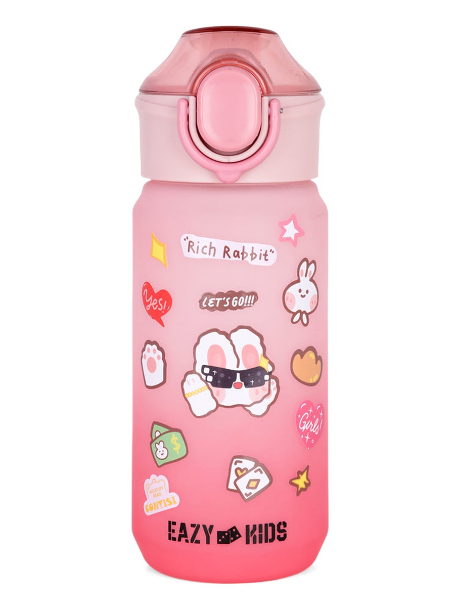 Water Bottle 500ml with Handle - Pink