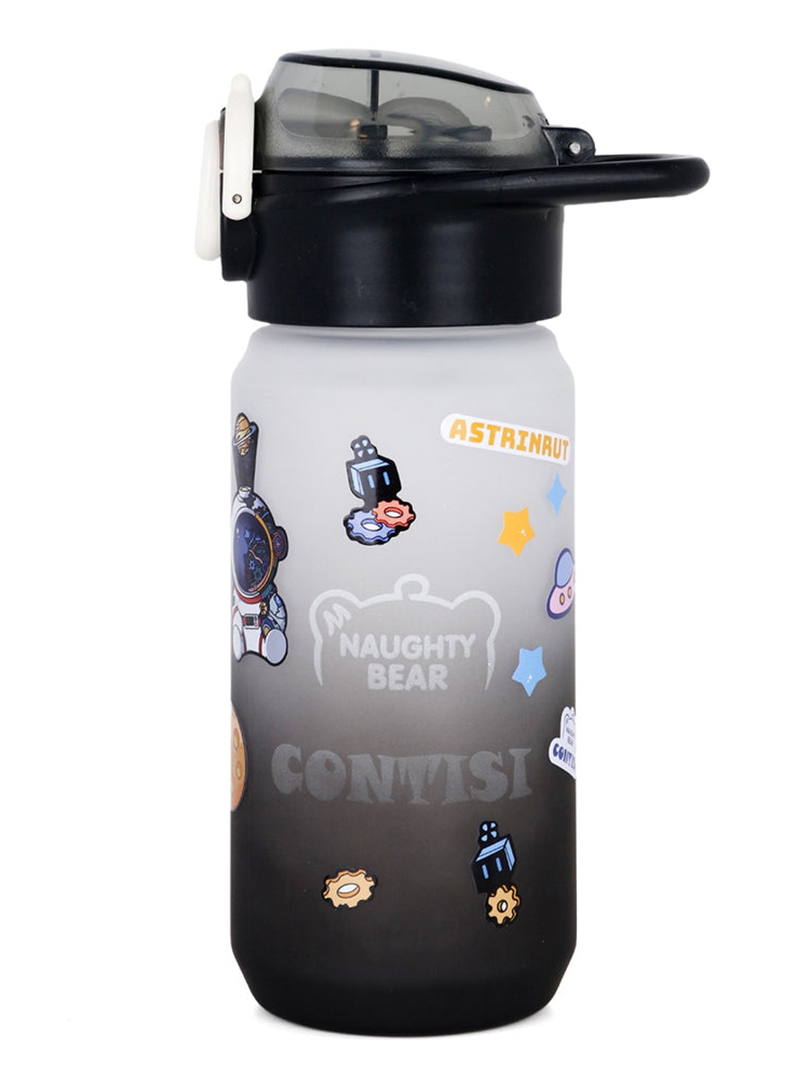 Water Bottle 500ml with Handle - Purple
