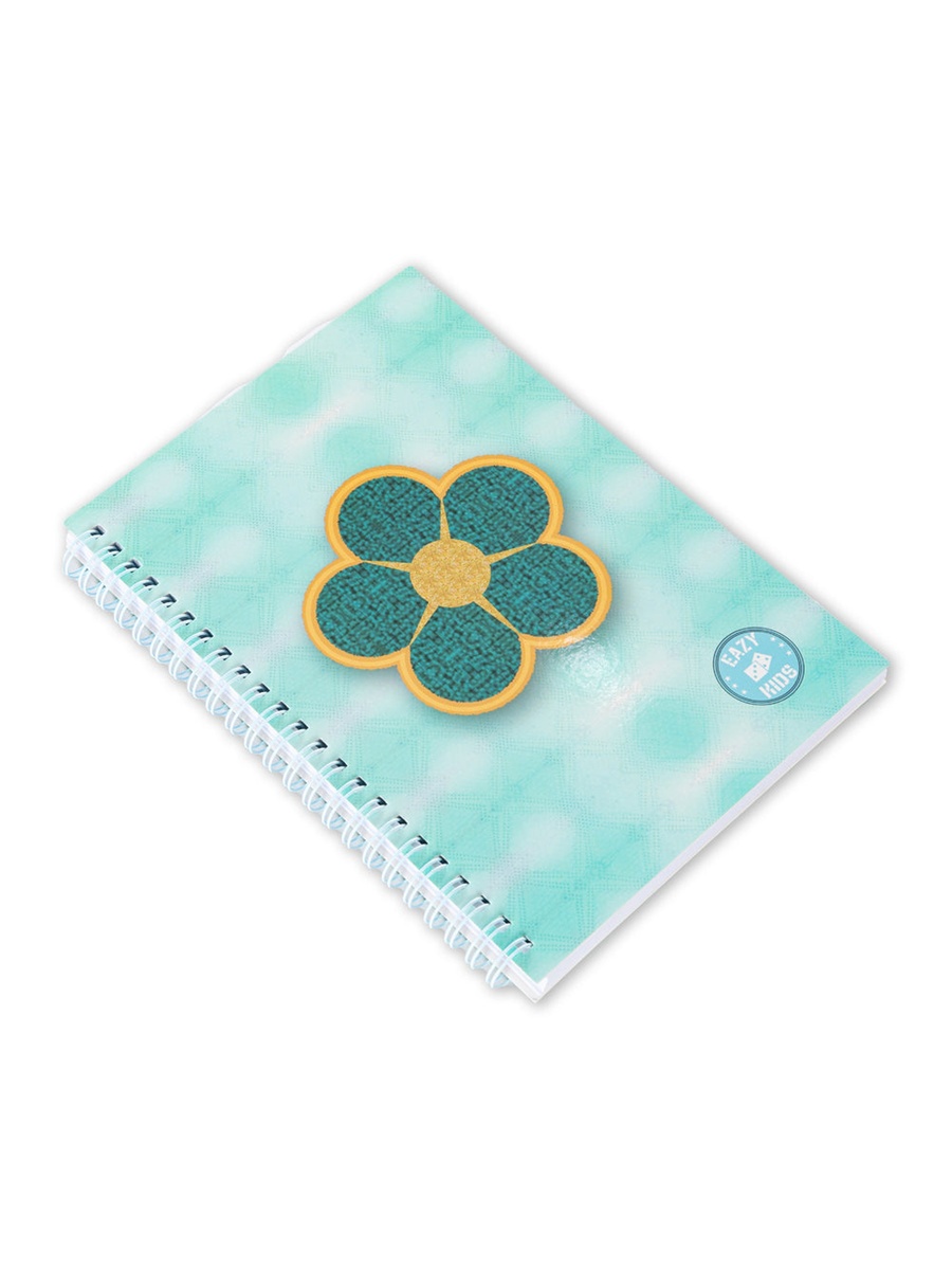 Spiral Diary - Daisy Flower Green