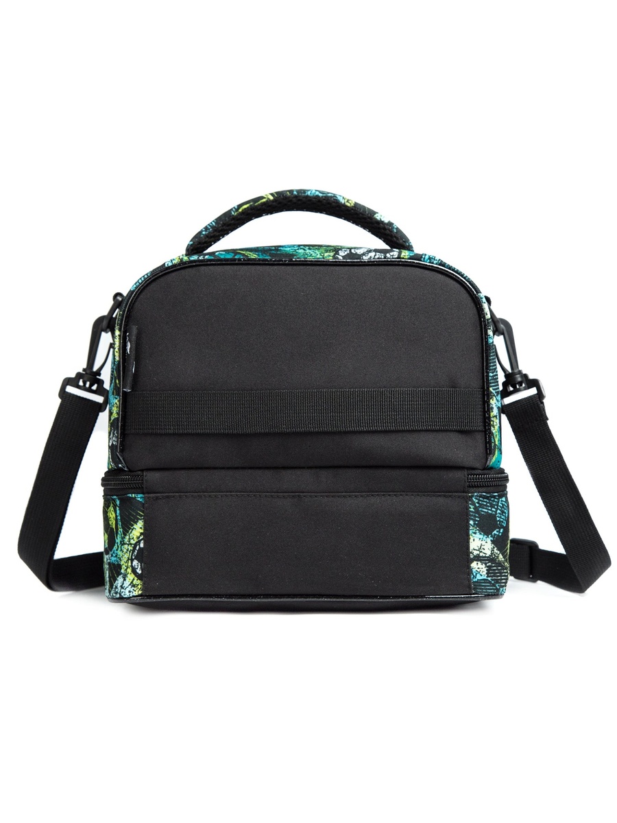 Bottle/Lunch Bag - Football Green