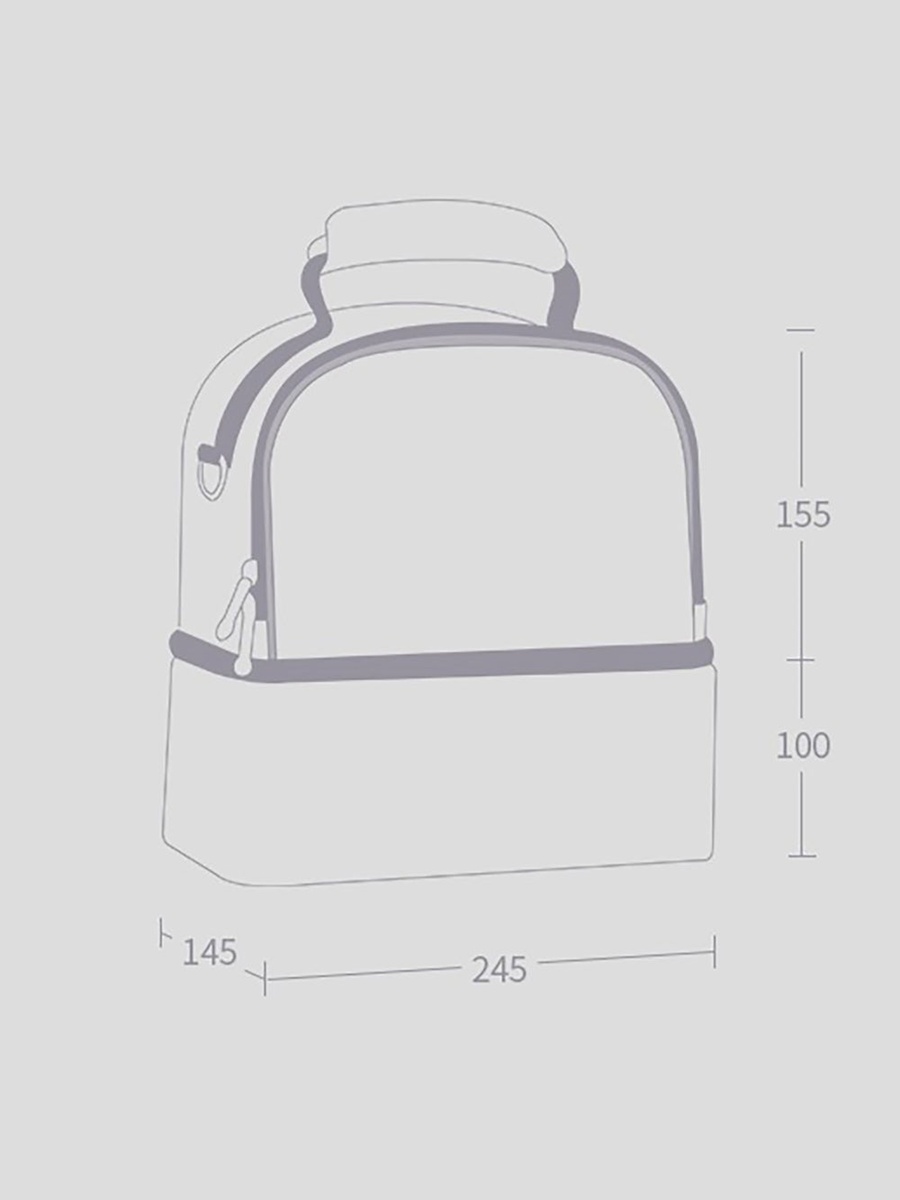 Insulated Lunch Bag Yellow