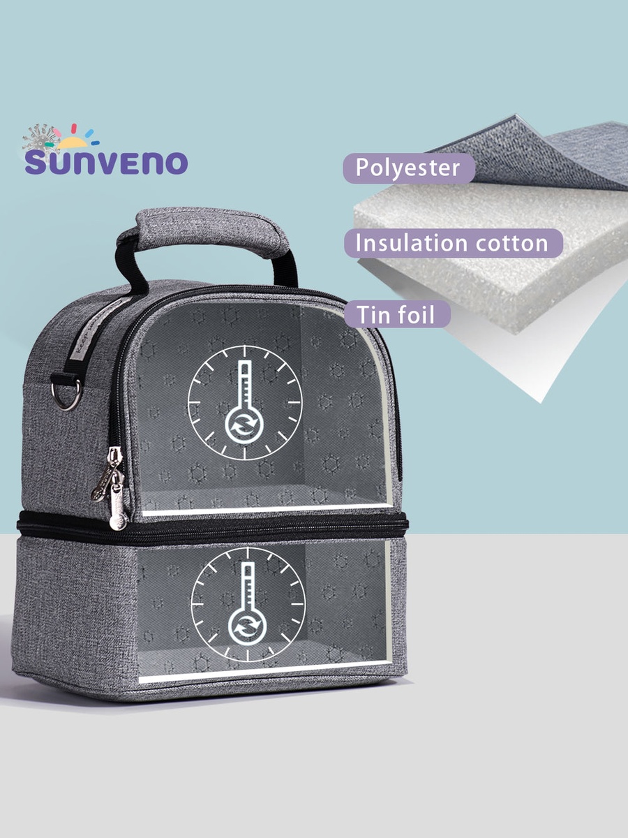 Insulated Office Lunch Bag - Space Grey