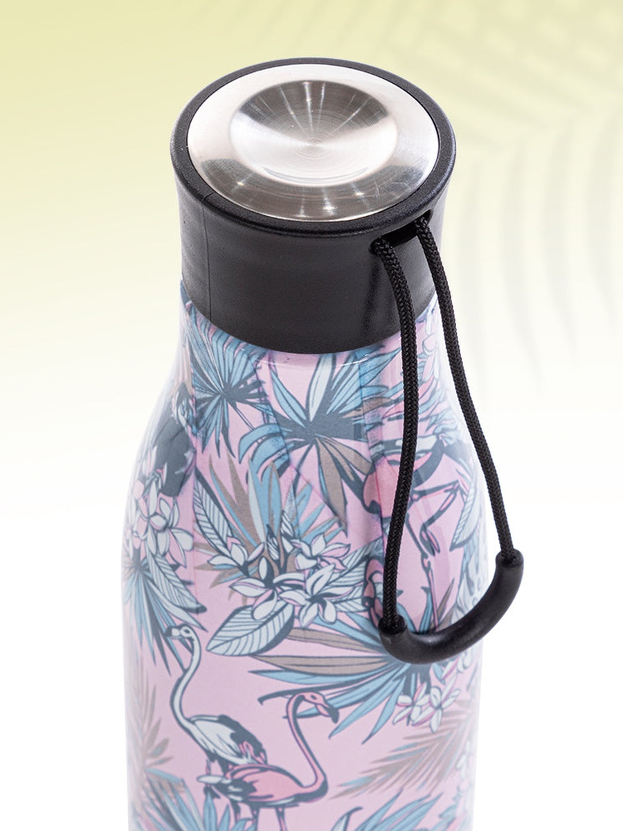 Steel Water Bottle and Lunch Bag, 760ml Floral
