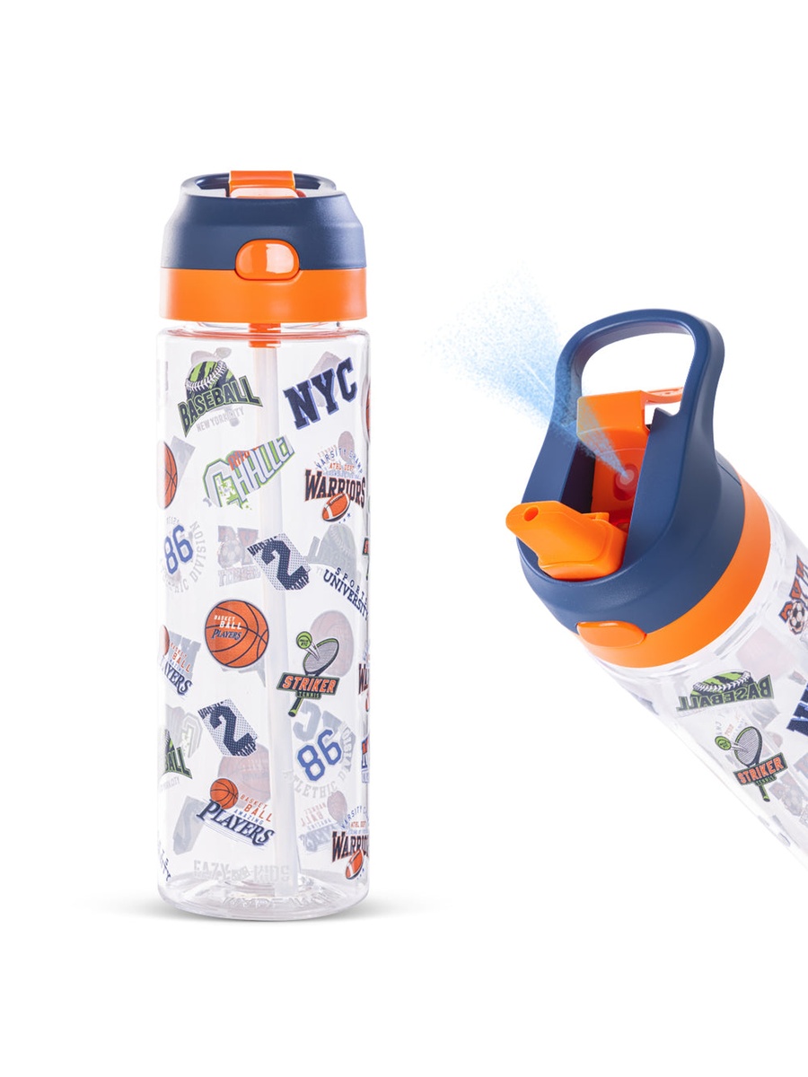 18-Inch Set of 4-Backpack, Water Bottle, Lunch Bag and Pencil Case - Basket Ball
