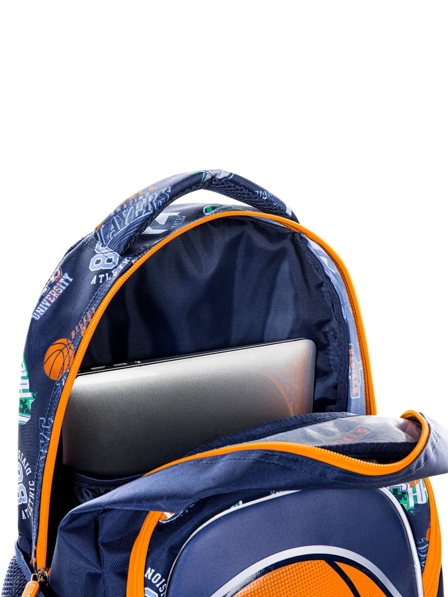 18-Inch Set of 4-Backpack, Water Bottle, Lunch Bag and Pencil Case - Basket Ball