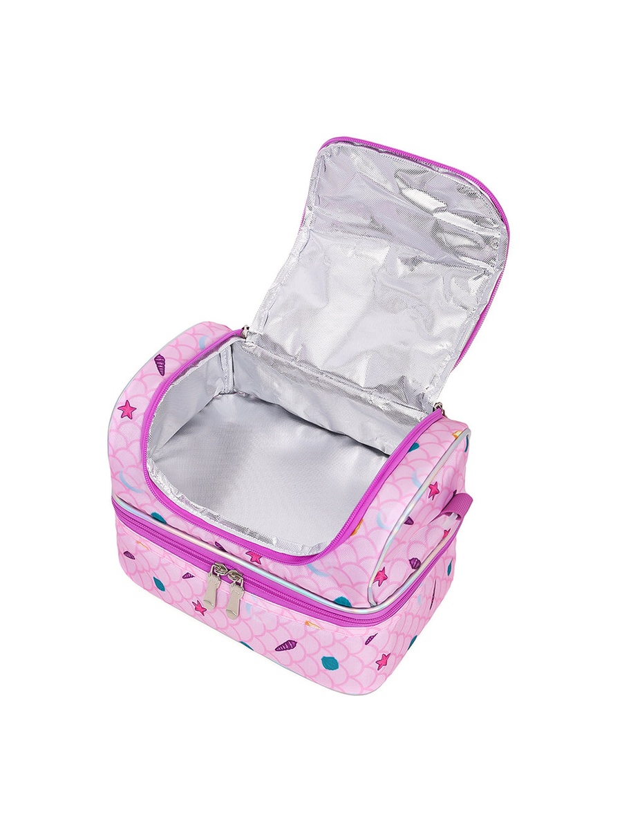 Dual Compartment Lunch Bag, Mermaid - Purple