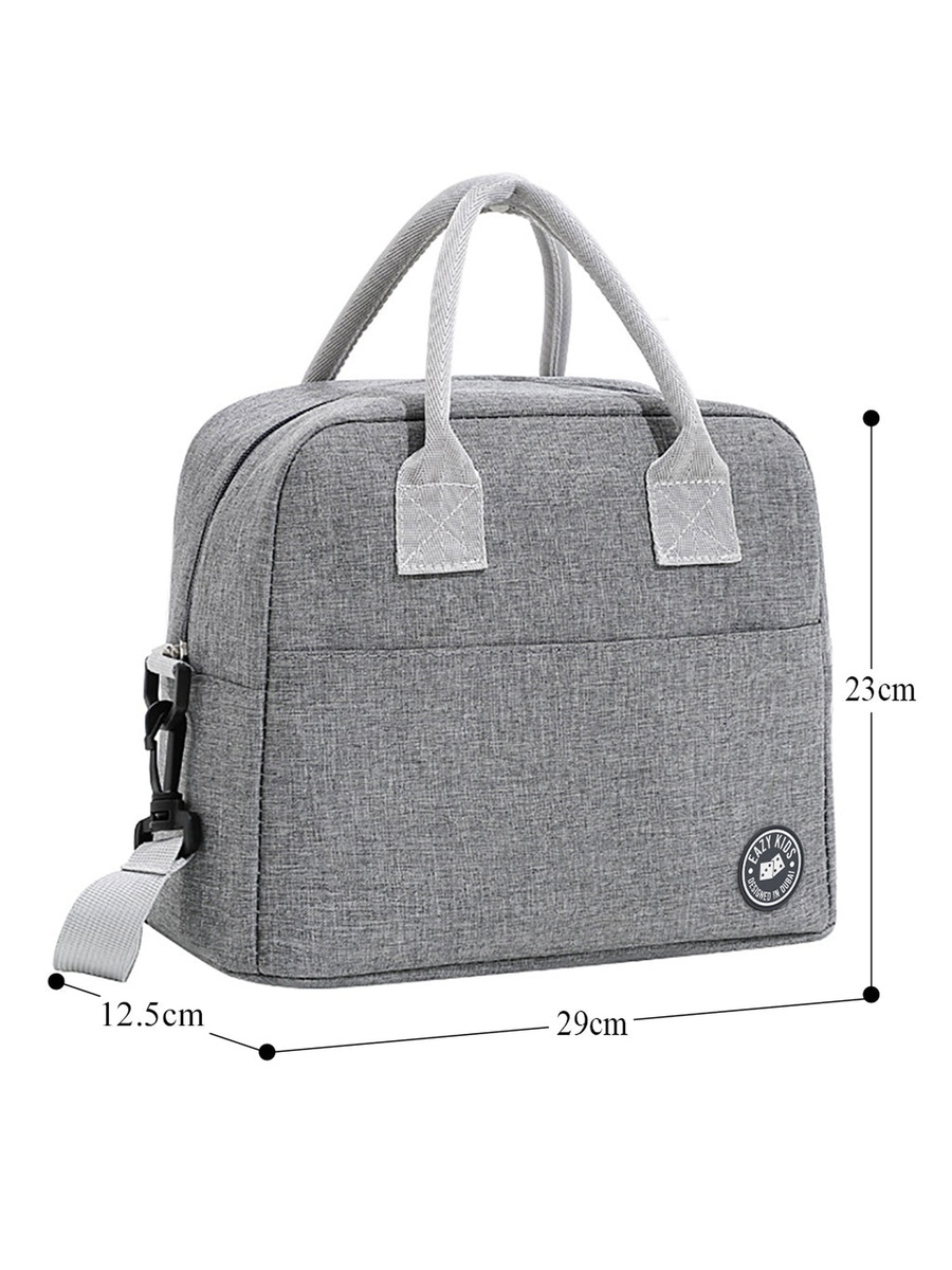 Insulated Lunch Bag - Grey