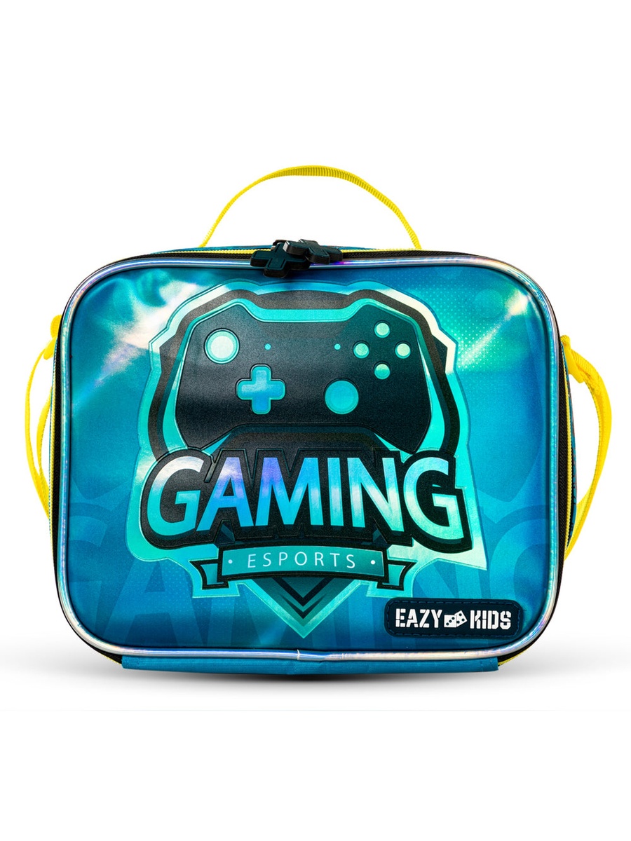 16-inch Set of 4-Backpack Trolley, Lunch Bag and Pencil Case - Gaming