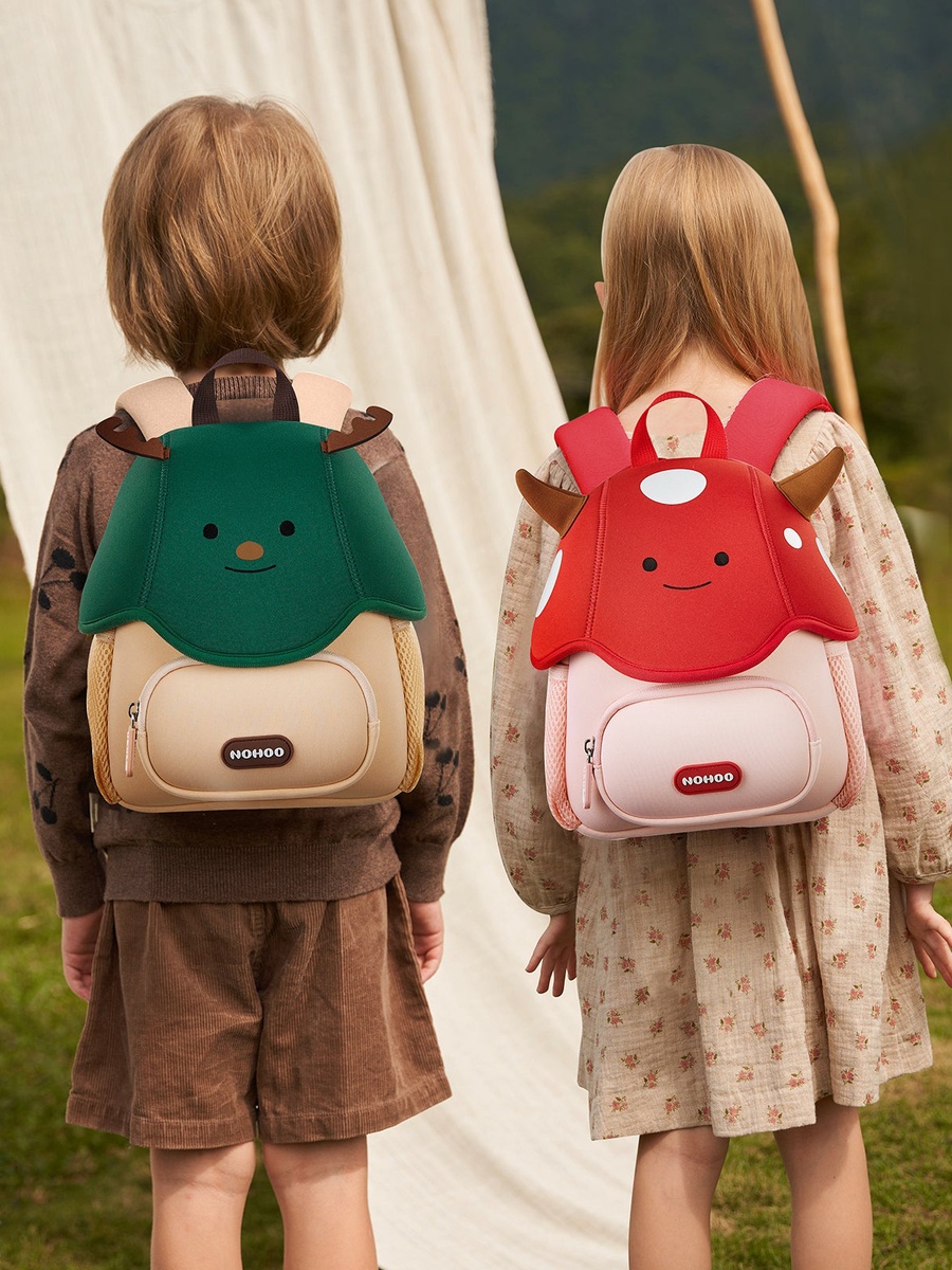 3D Cute Angel Kids School Bag/Activity Bag 10-Inch - Red