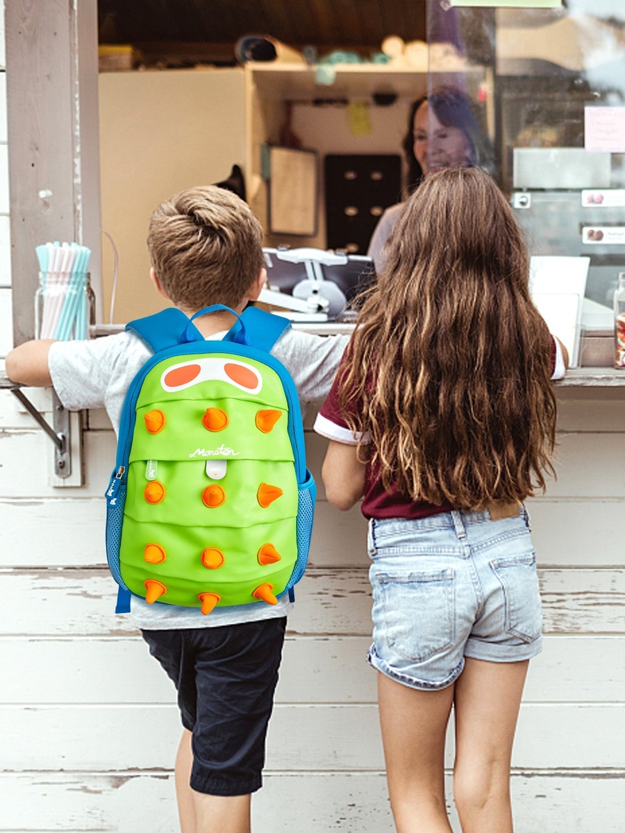Jungle Backpack - Spiky Dinosaur Green