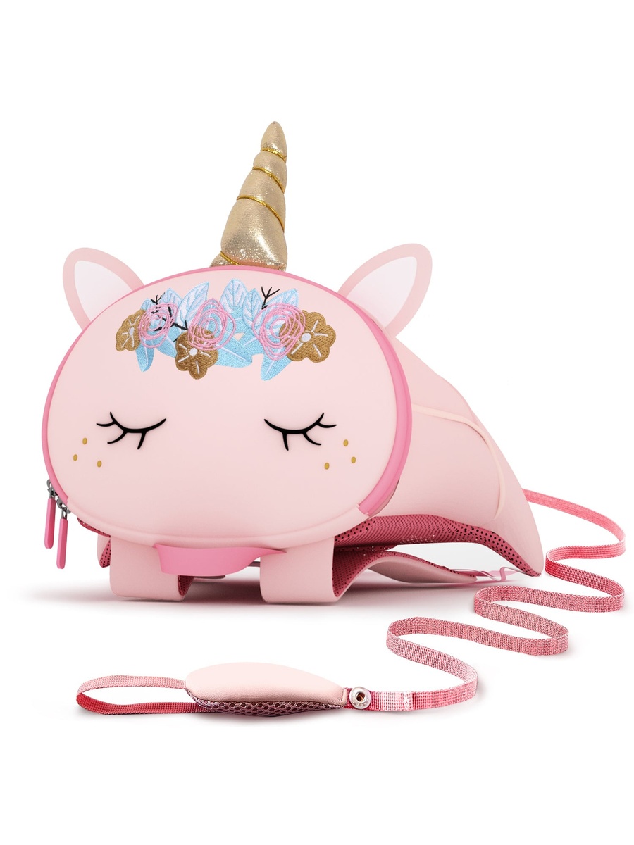 Pre School 3D Bag Unicorn Pink (Large)