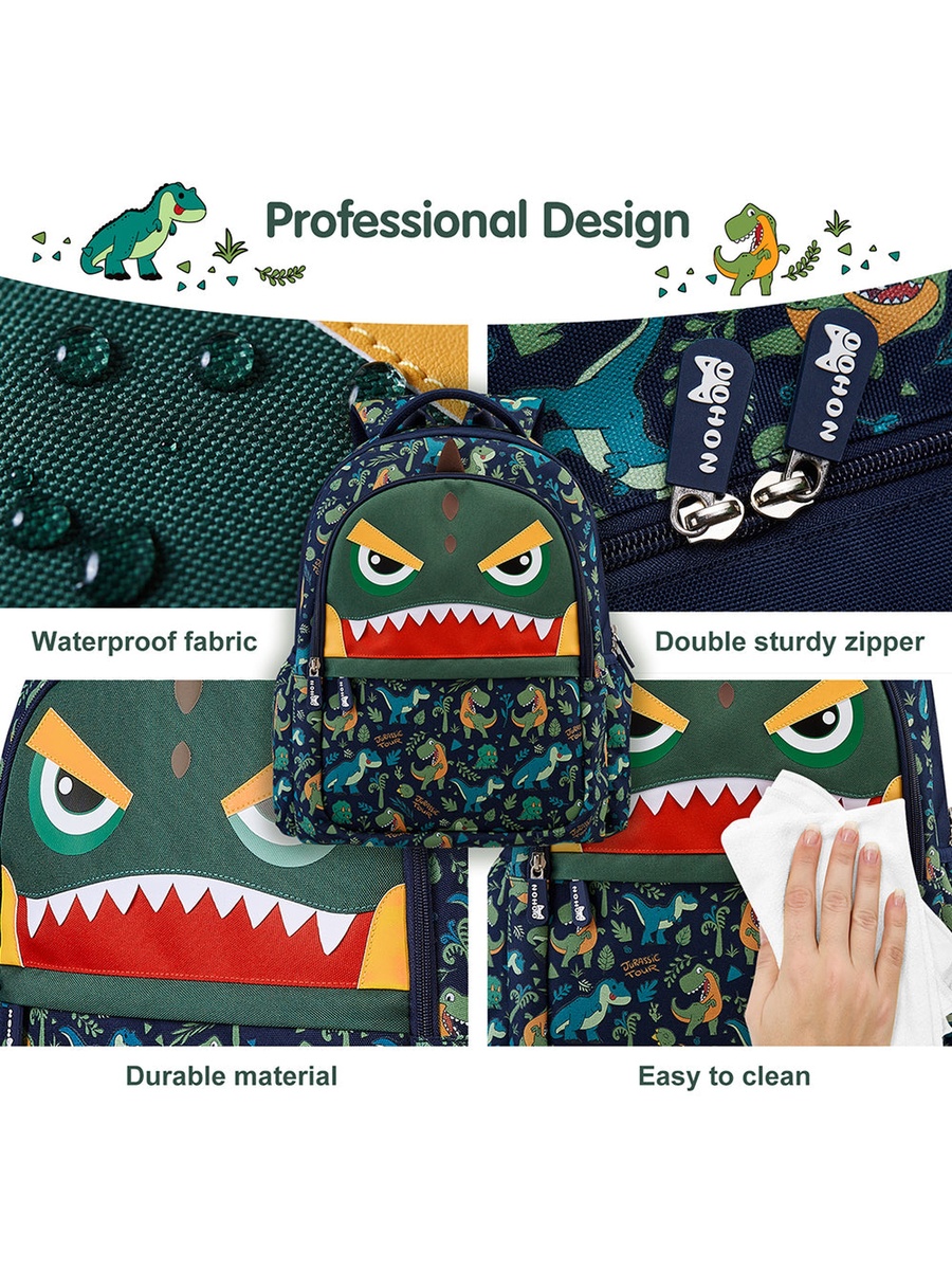 Kids 16 Inch School Bag Dino