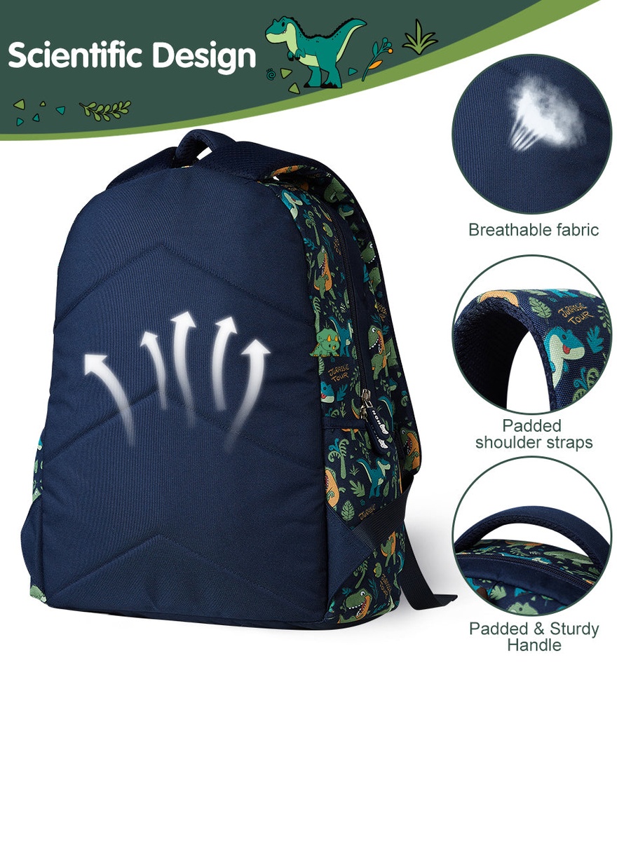 Kids 16 Inch School Bag Dino