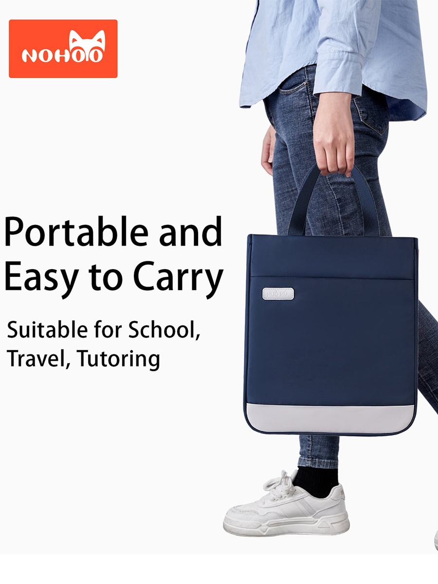 School Hand Bag - Blue