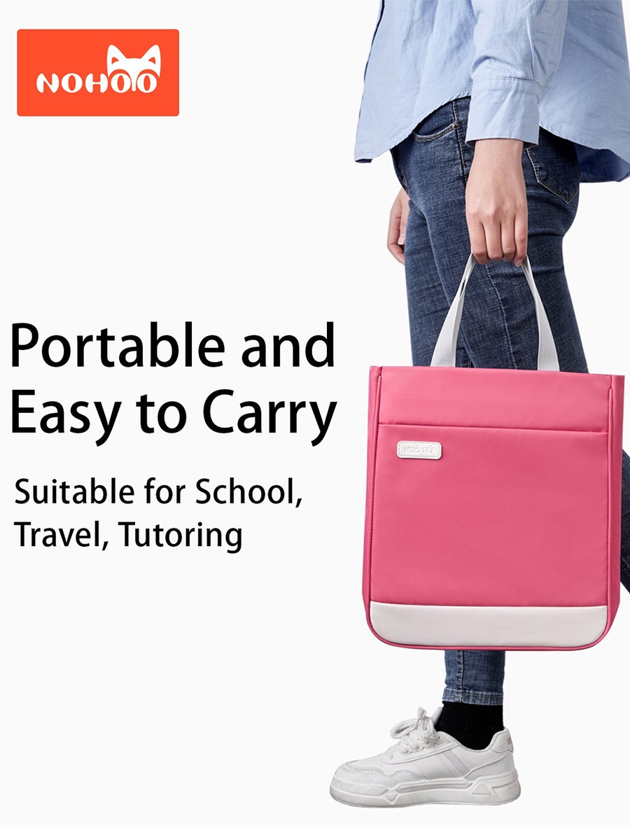 School Hand Bag - Rose Red