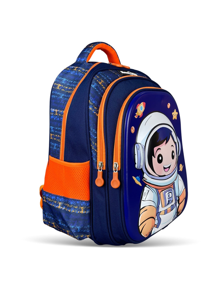 Kids 3D School Bag - Astronaut Blue, 16.5-Inch