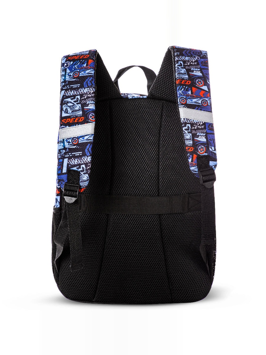 18-Inch Set of 3-Backpack Lunch Bag and Pencil Case - Car Racing