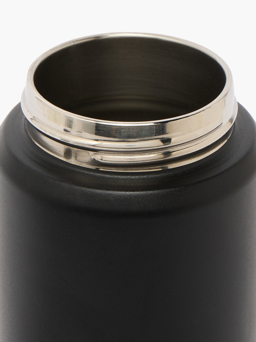 Solid Stainless Steel Water Bottle with Carry Loop