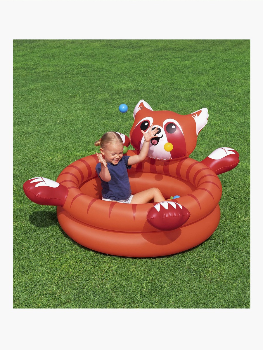 Red Panda Inflatable Ball Pit