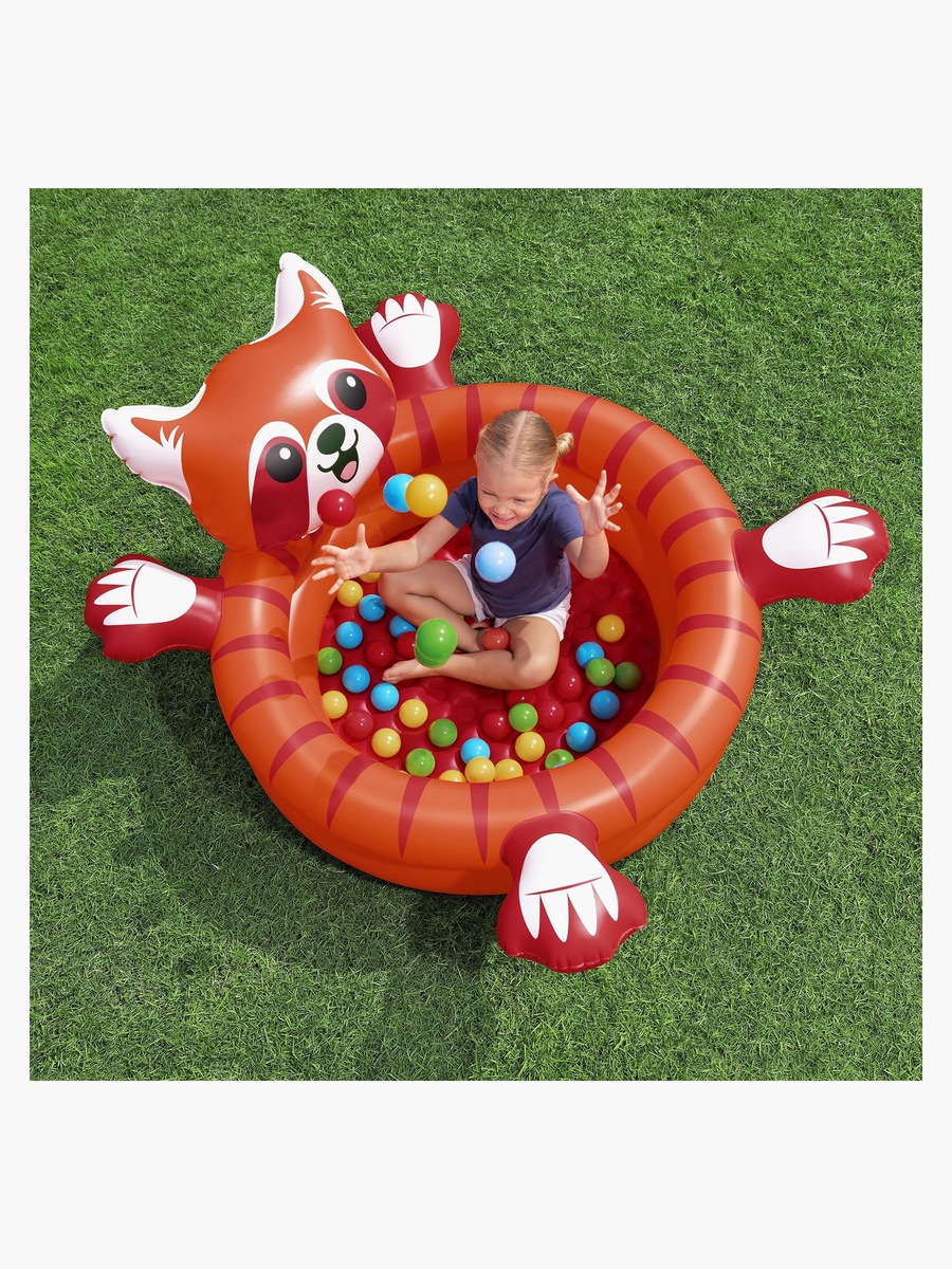 Red Panda Inflatable Ball Pit