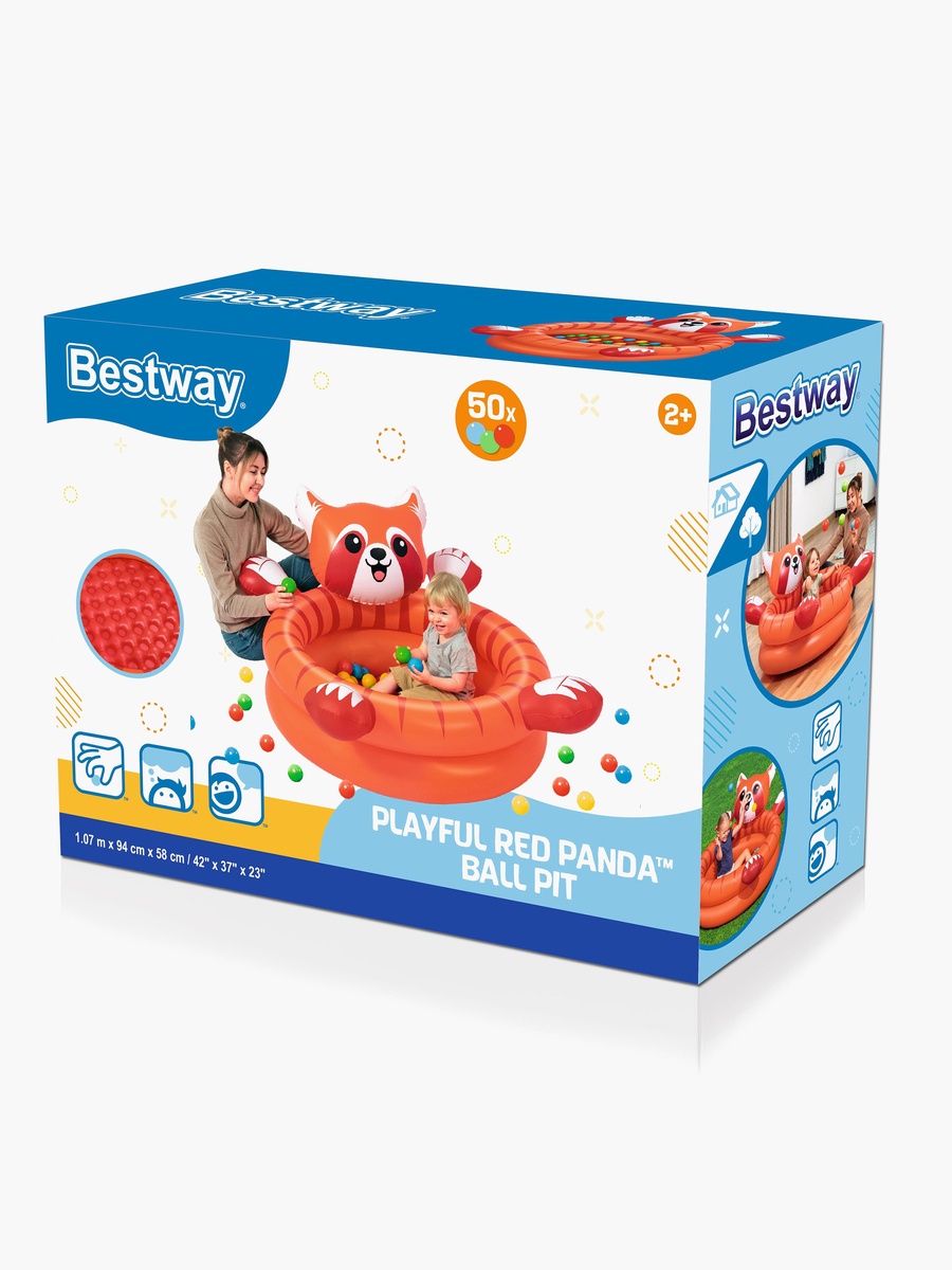 Red Panda Inflatable Ball Pit