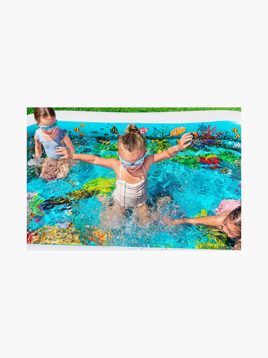 3D Undersea Adventure Family Pool - 262x175x51 cm