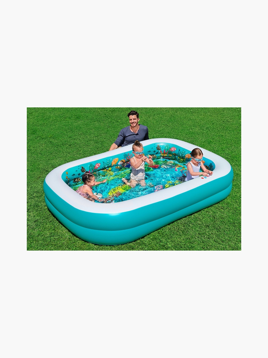 3D Undersea Adventure Family Pool - 262x175x51 cm