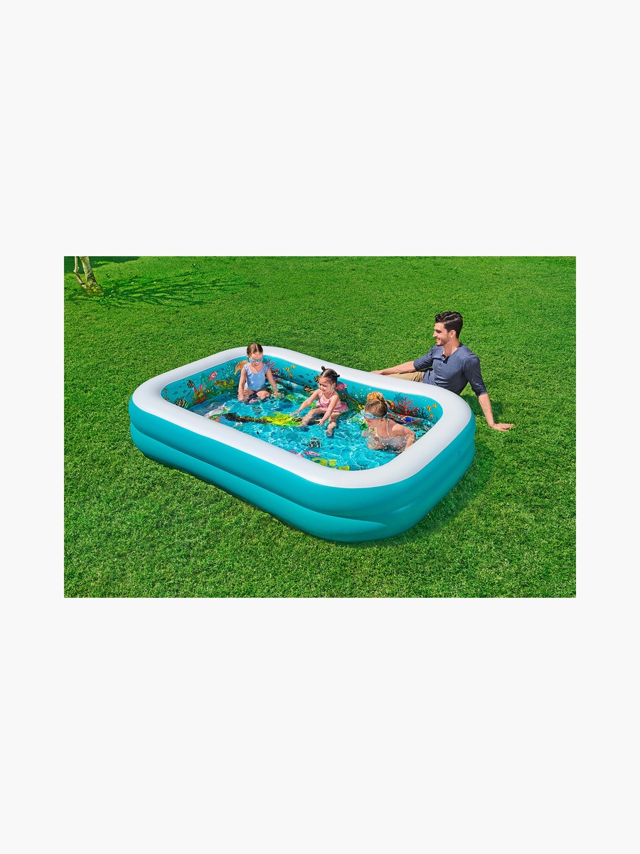 3D Undersea Adventure Family Pool - 262x175x51 cm